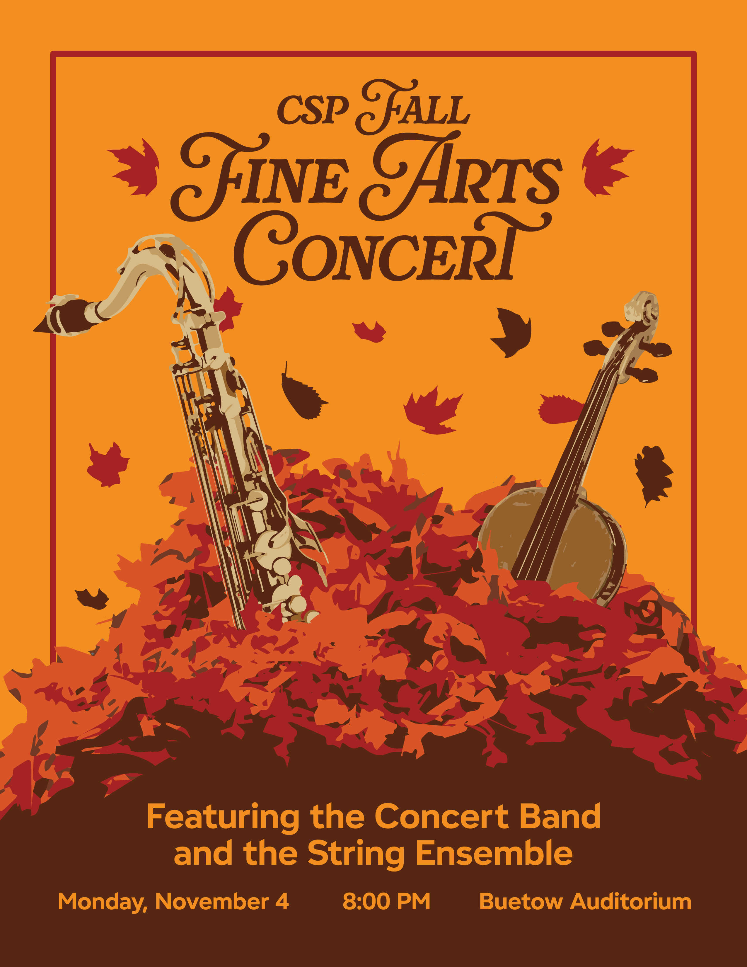 Poster for Fall Ensemble Concert 2024